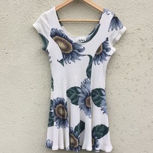 90s rib jersey dress